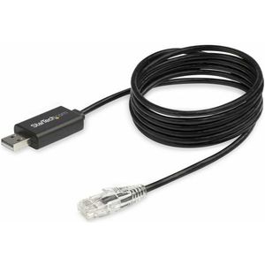 StarTech.com 6 ft. / 1.8 m Cisco USB Console Cable - USB to RJ45 - 460Kbps - serial cable - 1.8 m - black - Schwarz - 1 meter