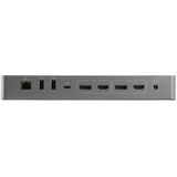 StarTech Thunderbolt 3 Dock met USB-C host compatibiliteit (Thunderbolt), Docking station + USB-hub, Grijs, Zwart