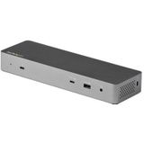 StarTech Thunderbolt 3 Dock met USB-C host compatibiliteit (Thunderbolt), Docking station + USB-hub, Grijs, Zwart