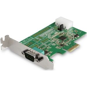 PCI Express RS232 Adapterkaart - Seriële DB9-poort - Compatibel met Windows en Linux - Low-profile en Full-profile Slotplaat