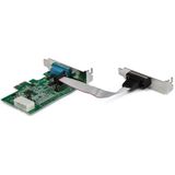 RS232 PCI Express Adapterkaart - 2 Poorten - Low-Profile - Compatibel met Windows en Linux