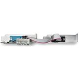 RS232 PCI Express Adapterkaart - 2 Poorten - Low-Profile - Compatibel met Windows en Linux