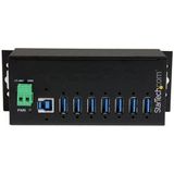 StarTech.com 7 Port USB 3.0 Hub met Voeding & Overspanningsbeveiliging - Industrial Powered USB 3.0 Data Transfer Hub