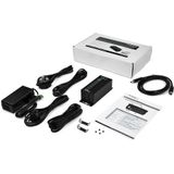 StarTech.com 7-Port USB 3.0 Hub met Power Adapter - Metalen Industriële USB-A Hub met ESD & 350W Overspanningsbeveiliging - Din Rail/Wand/Bureau Monteerbaar - High Speed USB 3.2 Gen 1 (5Gbps) Hub