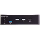 StarTech.com 2 Port Single Monitor KVM HDMI Switch, 4K 60Hz Ultra HD HDR, Desktop Hub 4K HDMI 2.0 KVM Schakelaar met 2x USB 3.0 (5Gbps) & 4x USB 2.0 HID, Audio, Hotkey Switching, TAA