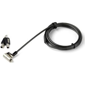 Security Cable Startech LTULOCKKEY - Zwart - Staal - 2 m