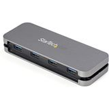StarTech.com 4 Port USB 3.0 Hub - USB-A naar 4x USB-A - SuperSpeed 5Gbps Mini USB 3.2 Gen 1 Type-A Hub - USB Busgevoed - Laptop/Desktop USB Hub met lange 28cm kabel & Kabelmanagement