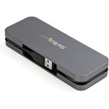 StarTech.com 4 Port USB 3.0 Hub - USB-A naar 4x USB-A - SuperSpeed 5Gbps Mini USB 3.2 Gen 1 Type-A Hub - USB Busgevoed - Laptop/Desktop USB Hub met lange 28cm kabel & Kabelmanagement