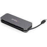 StarTech.com 4 Port USB 3.0 Hub - USB-A naar 4x USB-A - SuperSpeed 5Gbps Mini USB 3.2 Gen 1 Type-A Hub - USB Busgevoed - Laptop/Desktop USB Hub met lange 28cm kabel & Kabelmanagement