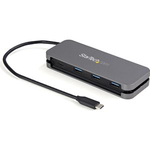 StarTech 4 Port USB-C Hub - 3x USB-A/1x USB-C - 5Gbps USB 3.0 Type-C Hub (USB 3.2 Gen 1) - Bus Gevoed - Mini USB-C naar USB-A Adapter Hub - 28.5cm Kabel met Kabelmanagement