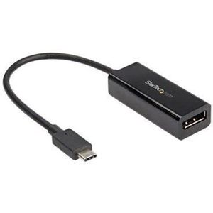 StarTech.com USB-C naar DisplayPort Adapter - 8K/5K/4K USB Type-C naar DP 1.4 Alt Mode Video Converter - HBR3/DSC/HDR - 8K 60Hz DisplayPort Monitor Display Adapter -Thunderbolt 3 Compatibel