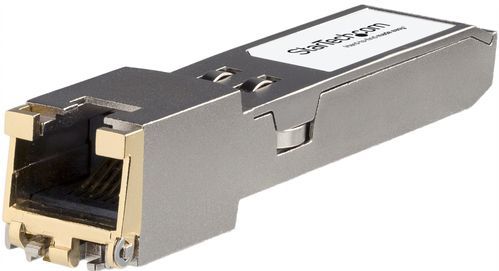 StarTech - JL563A - SFP+ Transceiver Module - Zilver - Koper RJ-45