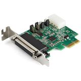 StarTech - 4 Poort PCI Express RS232 Adapterkaart - Seriële Poorten - Compatibel met Windows en Linux