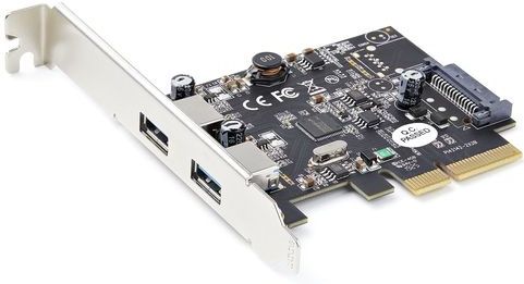 StarTech - 2 Poorts USB 3.2 Gen 2 PCIe Kaart - USB-A 10Gbps - Zwart