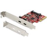 StarTech - PCIe USB 3.1 Kaart - USB-C - Tot 10Gbps - ASMedia ASM3142 Chipset