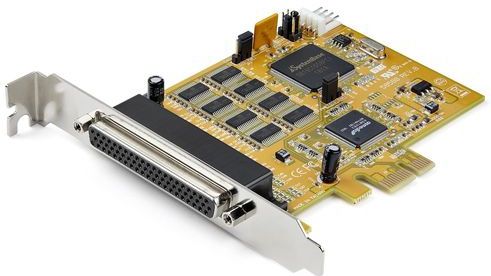 PCI Express - PEX8S1050 - 8-Port Seriële Kaart - Met Break-Out Kabel - Tot 921,4 Kbps