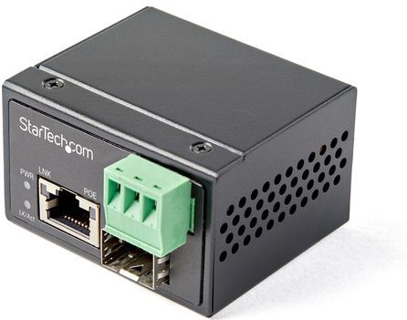 StarTech.com - IMC1GSFP30W - Netwerk Media Converter - Zwart - 1000 Mbit/s - Multimode