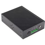 StarTech.com Industrial 6 Port Gigabit Ethernet Switch 4 PoE RJ45 +2 SFP Slots 30W PoE+ 48VDC 101001000 Power Over Ethernet LAN Switch -40C to 75C