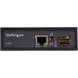 SFP PoE Fiber Media Converter - 60W - Glasvezel naar RJ45 - Netwerkoplossing
