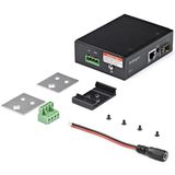 SFP PoE Fiber Media Converter - 60W - Glasvezel naar RJ45 - Netwerkoplossing