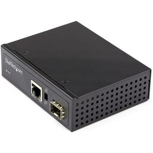 SFP PoE Fiber Media Converter - 60W - Glasvezel naar RJ45 - Netwerkoplossing