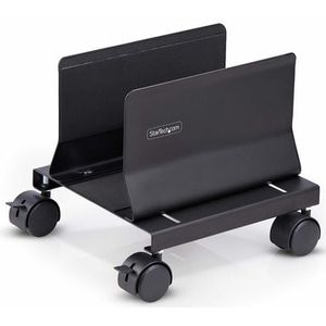 StarTech - Computer Torenkar - Zwart - Mobiele CPU Caddy op Wielen - Max Belasting 46.3lb/21kg