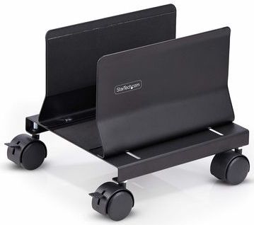 StarTech - Computer Torenkar - Zwart - Mobiele CPU Caddy op Wielen - Max Belasting 46.3lb/21kg