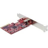 ASMedia - PCIe USB 3.2 Gen 2x2 Controllerkaart - USB-C - 20 Gbps - 15W
