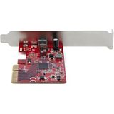 ASMedia - PCIe USB 3.2 Gen 2x2 Controllerkaart - USB-C - 20 Gbps - 15W