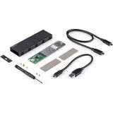 StarTech USB-C 10Gbps naar M.2 NVM/M.2 SATA SSD Behuizing