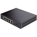 StarTech.com Unmanaged 2.5G Switch - 5 Port Gigabit Switch - 2.5GBASE-T Unmanaged Ethernet Switch - Ethernet Splitter - Din Rail of Wandmonteerbaar - Multi-Gigabit - Auto-MDIX - 9K Jumbo