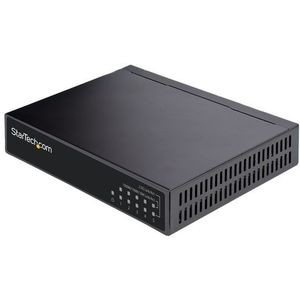 StarTech.com Unmanaged 2.5G Switch - 5 Port Gigabit Switch - 2.5GBASE-T Unmanaged Ethernet Switch - Ethernet Splitter - Din Rail of Wandmonteerbaar - Multi-Gigabit - Auto-MDIX - 9K Jumbo
