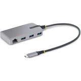 USB Hub - 3x USB-A 3.2 Gen 1 - Gigabit Ethernet - USB-C - 30 cm Kabel
