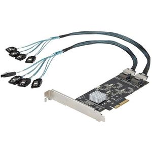 StarTech - 8 Port SATA PCIe Kaart - PCI Express SATA 6Gbps
