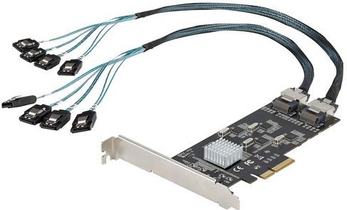 StarTech - 8 Port SATA PCIe Kaart - PCI Express SATA 6Gbps