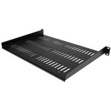 StarTech.com - SHELF-1U-12-FIXED-V - Rack Shelf - Universeel - Geventileerd - 19 inch - Max. 25kg - Diepte 30 cm