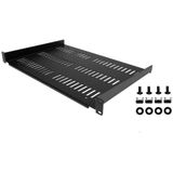 StarTech.com - SHELF-1U-12-FIXED-V - Rack Shelf - Universeel - Geventileerd - 19 inch - Max. 25kg - Diepte 30 cm