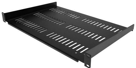 StarTech.com - SHELF-1U-12-FIXED-V - Rack Shelf - Universeel - Geventileerd - 19 inch - Max. 25kg - Diepte 30 cm