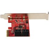 SATA III Controller - 4 Ports - PCIe x4 - ASM1164 - 6 Gbps