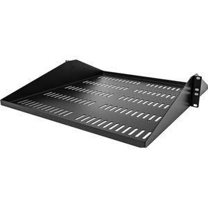 Startech - 2U Rack Shelf - Universele Geventileerde 19 Inch Server Rack Plank - Diepte 50 cm - Max. 91 kg