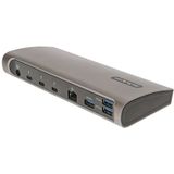 StarTech.com Thunderbolt 4 Dock, 96W Power Delivery, Single 8K/Dual Monitor 4K 60Hz, 3xTB4/USB4 ports, 4xUSB-A, SD, GbE, Thunderbolt 4 Docking Station voor Windows of TB3 MacBook, 0.8m Kabel