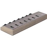 StarTech.com 7-Port Self-Powered USB-C Hub met Individuele On/Off Schakelaars, USB 3.0 5Gbps Expansion Hub met Power Supply, Desktop/Laptop USB-C naar USB-A Hub, USB Type C Hub met BC 1.2