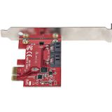 StarTech - SATA PCIe Kaart - 2 Poorts - SATA III - PCI Express 2.0