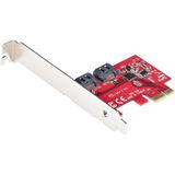 StarTech - SATA PCIe Kaart - 2 Poorts - SATA III - PCI Express 2.0