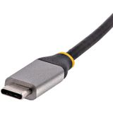 StarTech.com USB-C naar Ethernet Adapter, USB 3.0 naar Gigabit Ethernet Netwerk Adapter - 10/100/1000 Mbps, USB-C naar RJ45 Ethernet Adapter (GbE), 30cm Aangesloten Kabel, Driverless Installatie