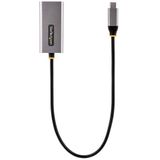 StarTech.com USB-C naar Ethernet Adapter, USB 3.0 naar Gigabit Ethernet Netwerk Adapter - 10/100/1000 Mbps, USB-C naar RJ45 Ethernet Adapter (GbE), 30cm Aangesloten Kabel, Driverless Installatie