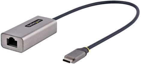StarTech.com USB-C naar Ethernet Adapter, USB 3.0 naar Gigabit Ethernet Netwerk Adapter - 10/100/1000 Mbps, USB-C naar RJ45 Ethernet Adapter (GbE), 30cm Aangesloten Kabel, Driverless Installatie