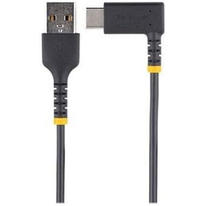 StarTech 2 meter USB A naar C Oplaadkabel - Haakse USB-C Kabel