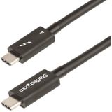 StarTech.com 1m Thunderbolt 4 Kabel, 40Gbps, 100W PD, 4K/8K Video, Intel-Certified Thunderbolt Kabel, Compatibel met USB4/Thunderbolt 3/USB 3.2/USB Type-C/DisplayPort