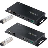 StarTech.com - 4K HDMI over Fiber Extender Kit - 4K 60Hz - LC Fiber Optic - HDR HDCP